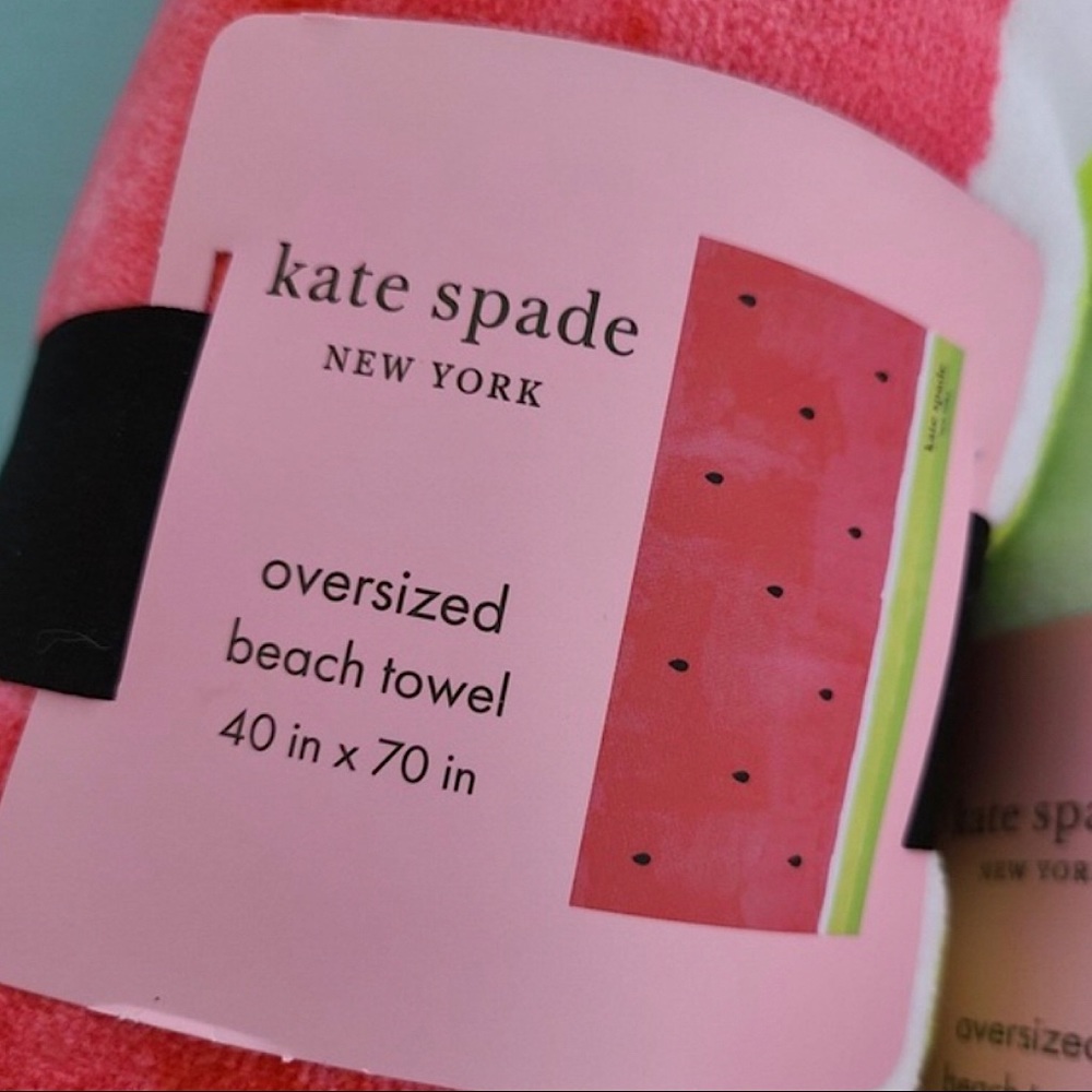 🎉 HOST PICK | NWT 🍉 Kate Spade Oversized Watermelon Beach Towel - Picture 1 of 2